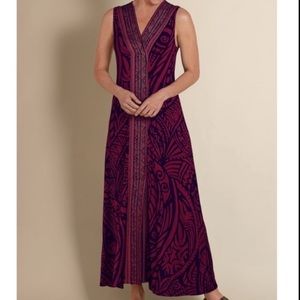 Soft Surroundings Serengeti Tribal Maxi Dress